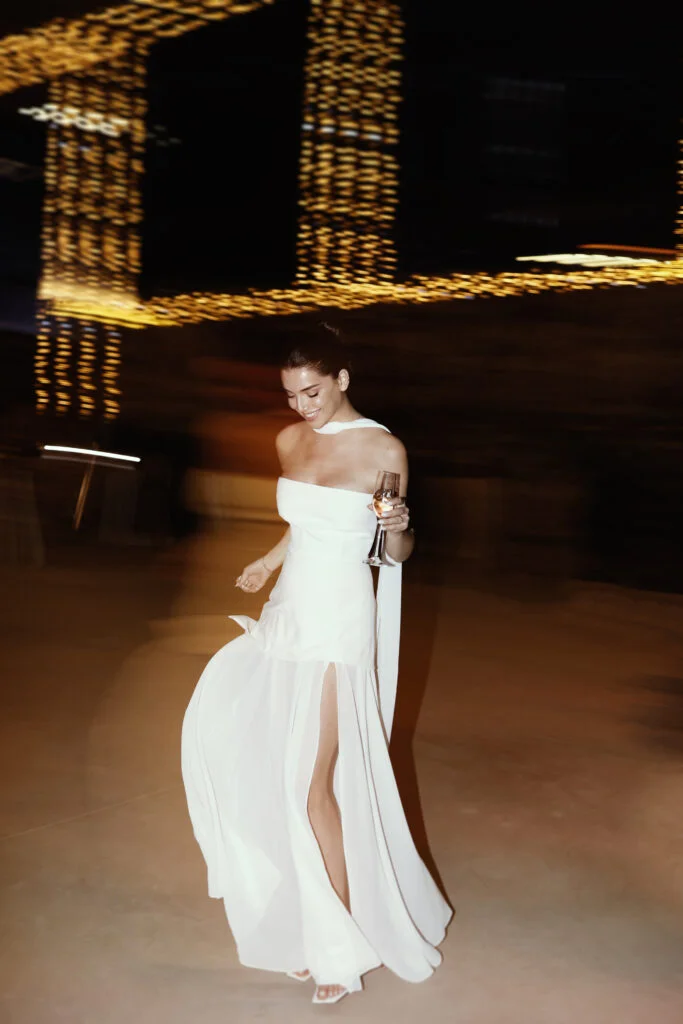 A line Strapless White Chiffon Long Evening Dress Prom Dresses SD2072
