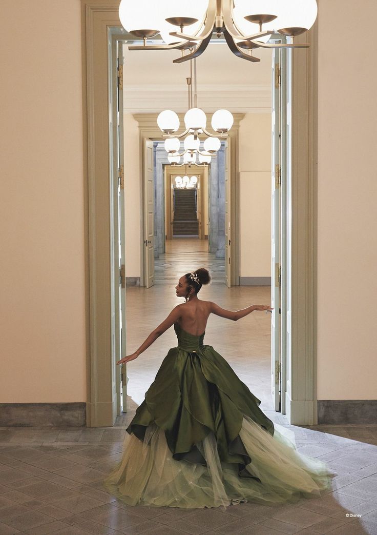 Ball Gown Strapless Olive Green Long Satin Prom Dresses Formal Evening Dress SD2404