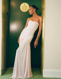 Mermaid Pink Long Prom Dresses Formal Graduation Party Dress Evening Dress SD1664