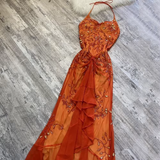 A Line Halter Tulle Long Prom Dresses Formal Evening Dresses SD2712